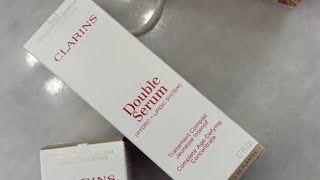 دبل سيروم كلارنيس DOUBLE SERUM HYDRIC  LIPIDIC SYSTEM clarnis سناب حنين الصيفي [upl. by Nomolas]