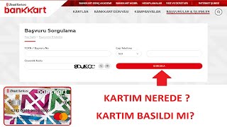 KYK BURS KARTIM NEREDE BANKKART GENÇ SORGULAMA KARTIM BASILDI MI BURS KART ADRESİ DEĞİŞTİRME [upl. by Adnuhsor560]