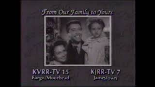 Vintage 1980s Sign Off  KVRR TV Late Night Sign Off During Christmas [upl. by Ryan823]