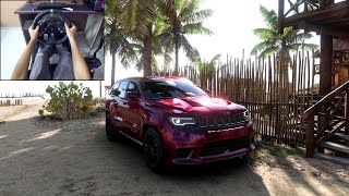 1000HP Jeep Grand Cherokee Trackhawk  Forza Horizon 5  Logitech g920 gameplay [upl. by Sachs801]