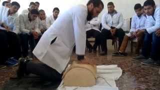 عمل الانعاش القلب الرئوى CPR لكلية التمريض بجامعة بنى سويف Doing CPR [upl. by Landrum]