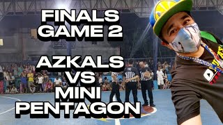 AZKALS VS MINI PENTAGON  GAME 2 FINALS [upl. by Ribal]