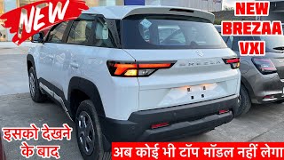 New 2024 Maruti Suzuki Brezza Vxi Cng Review  brezza new model 2024  brezza car  brezza vxi price [upl. by Thayne]