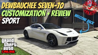 Dewbauchee Seven70 Customization And Review  Sport  GTA Online [upl. by Emmery]