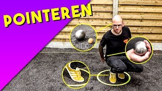 de TECHNIEK bij het POINTEREN PETANQUE TECHNIEK [upl. by Aihsyak]