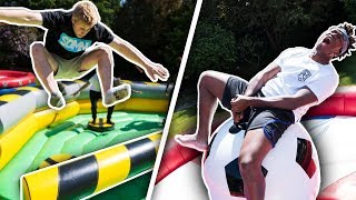 SIDEMEN WORLD CUP WIPEOUT CHALLENGE [upl. by Aillij]