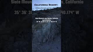 Another Abandoned Mine Gold tunnel in California Desert 3 total on the same mountain side [upl. by Elyad]