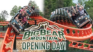 Riding Dollywoods Newest Roller Coaster Big Bear Mountain Grand Opening Vlog  Reaction amp Tour [upl. by Xila504]