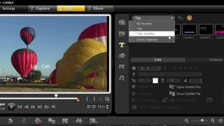 Adding Subtitles  VideoStudio Pro X3 [upl. by Apeed]