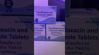 Ciprofloxacin and tinidazol tablet [upl. by Gaw]