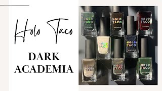 Lets Review the  NEW  Holo Taco quotDark Academiaquot Collection [upl. by Kokoruda]