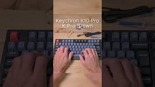 Corsair K70 MK2 vs Keychron K10 Pro Typing Sound Comparison [upl. by Martguerita]