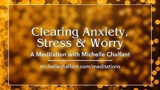 Clear anxiety stress and worryGuided meditation [upl. by Sadonia]