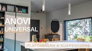 ANOVI UNIVERSAL  les plafonniers et suspensions tendances et design [upl. by Nellaf]