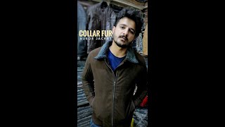 Collar Fur Leather jacket In Pakistan  Unboxing Original Fur Suede Leather Jacket Market in Lahore [upl. by Eleon]