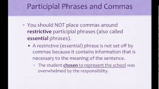 Participial Phrases [upl. by Sundstrom]