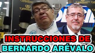 MINISTRO DE GOBERNACIÓN REVELA LAS ORDENES QUE RECIBIÓ DE BERNARDO ARÉVALO GUATEMALA [upl. by Nosaj820]