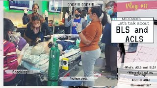 Lets talk about ACLS and BLS training  Ashi or AHA  Medvlog 11 [upl. by Oiratno526]