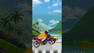 Motor vs mobil animation drag balapmotor [upl. by Cudlip469]