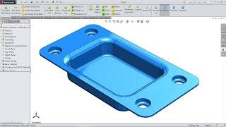 Solidworks Sheet Metal tutorial forming tool [upl. by Manton]