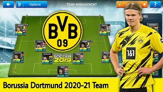 How To Create Borussia Dortmund 202021 Team in Dream League Soccer 2019 [upl. by Bouley23]