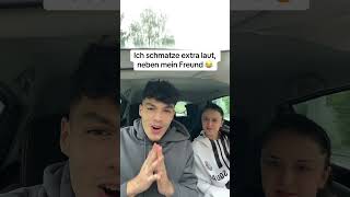 Schmatzen Prank 😂 prank beziehung fyp comedy comedyvideo couple funny [upl. by Zelikow]