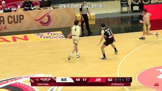 Jacob Furphy  Australia  FIBA U18 Asia Cup 2024 Highlights [upl. by Colley]