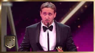 22 Subtitled GoslingGate Fake Ryan Gosling Prank  Goldene Kamera 2017  Circus HalliGalli [upl. by Thornburg98]