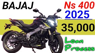 2025 Bajaj Ns400z Full Finance Details Emi  Mileage Features Specifications [upl. by Rengaw]