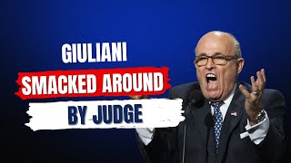 Rudy Giuliani Smacked Around By Judge [upl. by Zevahc]