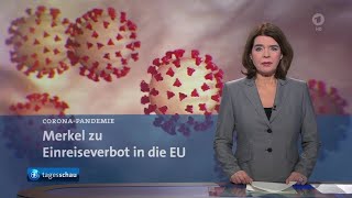 tagesschau 2000 Uhr 17032020 [upl. by Sunil]