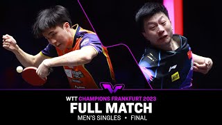 FULL MATCH  LIN YunJu vs MA Long  MS F  WTTFrankfurt 2023 [upl. by Sackey837]