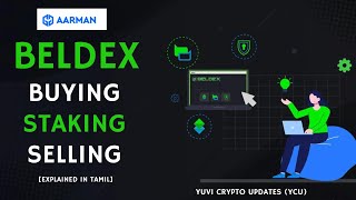 Beldex Crypto How to Buy Stake and Sell Aarman Beldex Staking kucoin [upl. by Akenahs860]