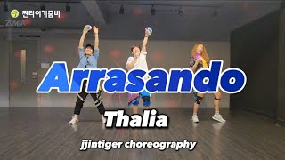 Arrasando  Thalia  Zumba  jjintiger choreo 줌바 salsa samba [upl. by Alysoun793]