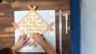 MAKING A CHESSBOARD MARQUETRY TECHNIQUES shorts [upl. by Bender]