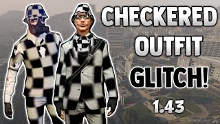 GTA 5 How To Get CHECKERED Outfits Glitch 143 MODDED OUTFITS Best GTA 5 Clothing Glitches [upl. by Madi274]