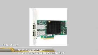 592520B21 HP InfiniBand 4X QDR ConnectX2 PCIe G2 Dual Port HCA [upl. by Dudley]