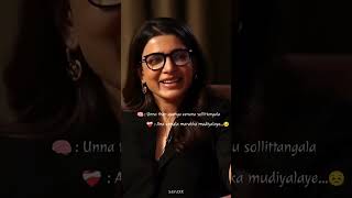 💔Samantha sad🥺whatsapp status✨in Tamil💔sanefx2k samanthastatus heartbroken 💔emotionalstatus 💔 [upl. by Tandie261]