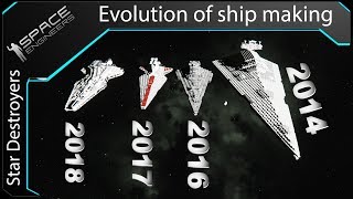 Evolution of ship making in space engineers  EP1  Star Destroyer [upl. by Schulz307]