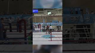 FRANCE v PORTUGAL Kickboxing KO [upl. by Htiduy418]