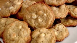 White Chocolate Macadamia Nut Cookies  Laura in the Kitchen Episode 170 [upl. by Kampmann841]