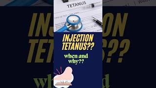 Must know about tetanus injection‼️ when and why⁉️🩺 💉🧪 tetanusvaccine tetanus 💉 [upl. by Perrin321]