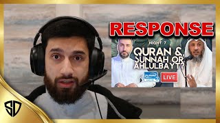 Response  Quran amp Sunnah or Ahlulbayt  Ammar Nakshawani [upl. by Nnail604]