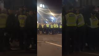 Crystal Palace v Brighton and scuffles [upl. by Ettessil]