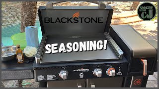 3 EASY STEPS TO SEASON YOUR BLACKSTONE GRIDDLE [upl. by Ozne]