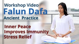 Workshop Video FALUN DAFA  Ancient Practice  Improves Immunity  Stress Relief  Inner Peace [upl. by Derzon]