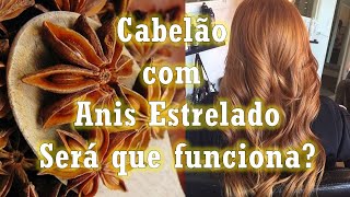 Receita para crescer o cabelo  Anis Estrelado [upl. by Abbi]