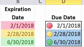 Excel Essentials  Level UP  Conditional Formatting for Due Dates and Expiration Dates [upl. by Veleda]