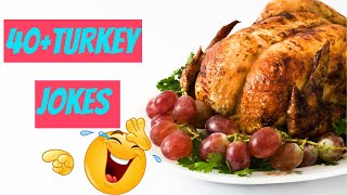 40 Turkey Jokes to Make You Laugh I Thanksgiving Jokes I Dad Jokes [upl. by Medlin]