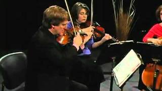 Artaria String Quartet performing Shostakovich Quartet No3 mvt3 [upl. by Larimor604]